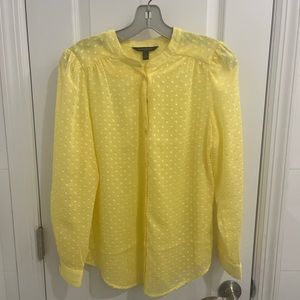 Banana Republic Drapey Classic Textured Blouse
